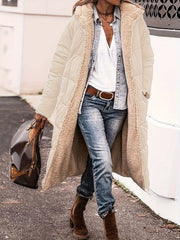 Stylish and Versatile Zipper Front Color Block Winter Coat